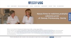 Desktop Screenshot of gabinetyusg.eu